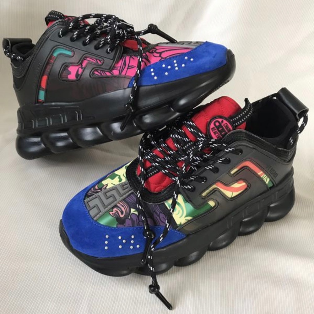 Mens Versace Chain Reaction Sneakers Size 7 (40)